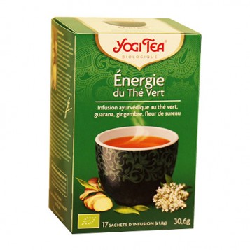 Yogi Tea Energie Du Thé Vert 17 Sachets Infusion