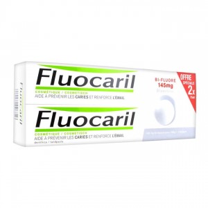 Fluocaril Dentifrice Blancheur Bi-Fluoré 145mg - DUO 3014260096816