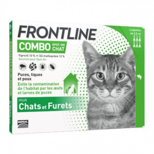 Frontline Combo Spot-On - Chat & Furets - 6 Pipettes 3661103006022
