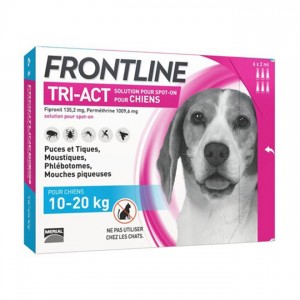 Frontline Tri-Act Chiens M 10-20 kg x 6 3661103046868