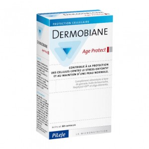 Pileje Dermobiane - Age Protect - 60 Capsules Marines Le zinc contribue au maintien d'une peau normale 3700410500035