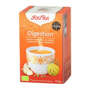 Yogi Tea Digestion - 17 Sachets Tisane ayurvédique La douceur de la cardamome pour votre estomac 4012824402676 