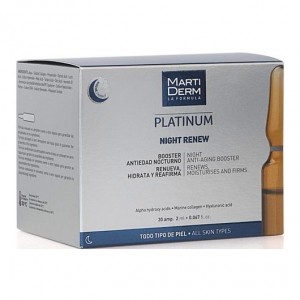 MartiDerm Platinum - Night Renew - 30 Ampoules 8437000435594