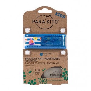 Parakito Bracelet Enfant Toys Rechargeable Anti-Moustiques avec 2 Recharges 8594179653331