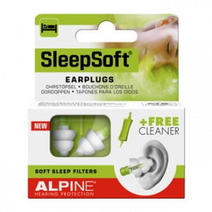 Alpine Hearing Protection SleepSoft Bouchons d'Oreille pour dormir, pour bloquer le ronflement
