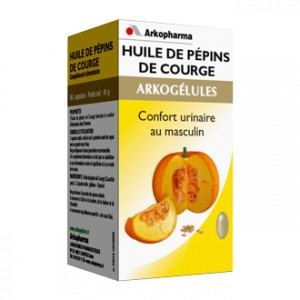 Arkopharma Arkogélules - Huile de Pépins de Courge 180 Capsules Confort urinaire au masculin