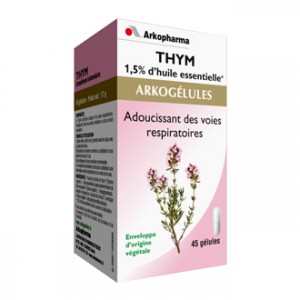 Arkopharma Arkogélules - Thym 45 Gélules Adoucissant des voies respiratoires