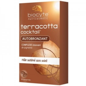 Biocyte Terracotta Cocktail Autobronzant 30 Comprimés Hâle sublimé sans soleil 3401560075359