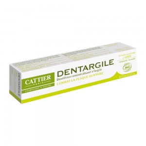 Cattier Dentargile Anis -  Dentifrice Combat La Plaque Dentaire  - 75 ml 3283950040068