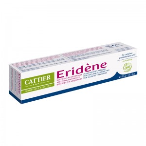 Cattier Eridène - Dentifrice Blanchissant - Sans Sulfates Ni Fluor - 75 ml Au complexe protéolytique actif 0% peroxyde Sans sulfate