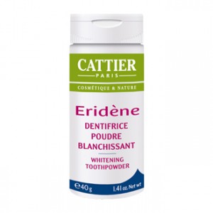 Cattier Eridène - Dentifrice Poudre Blanchissant 40g Une poudre douce active contre les taches