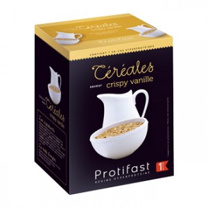 Protifast Céréales Saveur Crispy Vanille 7 sachets Phase 1 En-cas hyperprotéiné Phase active 1