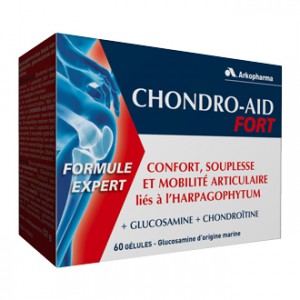 Arkopharma Chondro-Aid Fort 60 Gélules Formule expert Confort, souplesse et mobilité articulaire
