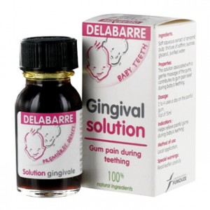 Delabarre Solution Gingivale 15 ml Solution pour les douleurs liées à la poussée dentaire de bébé
