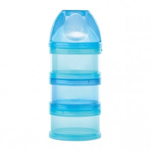 Dodie Boîte Doseuse Bleue - 3 Compartiments Séparable Empilables Vissables 0% BPA