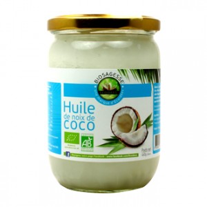 Ecoidées Biosagesse - Huile de Noix de Coco 460g Produit issu de l'agriculture biologique