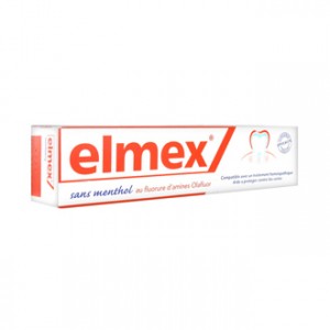 Elmex Dentifrice Sans Menthol Compatible Homéopathie - 75 ml  8714789940120