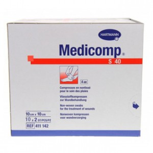 Medicomp S40 - Compresses Non-Tissées 10x10 cm