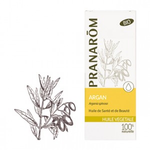 Pranarôm Huile Végétale - Argan Argania spinosa BIO 50 ml Huile anti-âge réparatrice et protectrice cutanée, riche en vitamines et antioxydants.