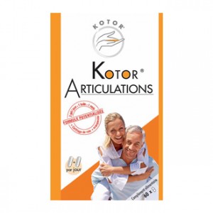 Kotor Articulations 60 Capsules 1 boîte = 1 mois Mobilité et élasticité articulaires doigts, cervicales, épaules, genoux