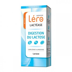 léro activ lactéase digestion du lactose 60 comprimés complément alimentaire améliore la digestion du lactose, aide à digérer les produits laitiers hyperpara