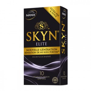 Manix Skyn Elite 10 Préservatifs sans latex, ultra-fin et doux