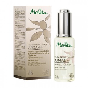 melvita huile de soin visage argan+ 30 ml fermete nutrition peau du visage