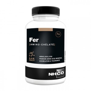 NHCO Nutrition Fer [Amino Chélaté] 84 Gélules Apport de fer à l'organisme