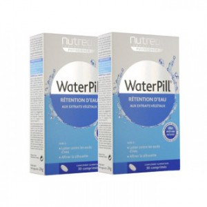 WaterPill - Rétention d'Eau - Pack de 2 - 50% Réduction sur le Second - 60 comprimés