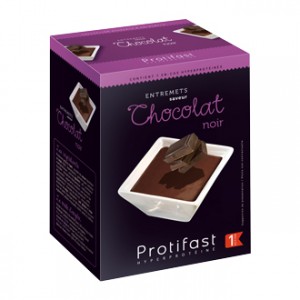 Protifast Entremets Saveur Chocolat Noir 7 Sachets En-cas hyperprotéinés Phase active 1