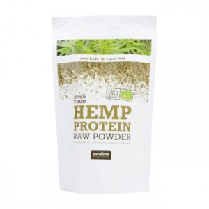 purasana super food poudre de proteines de chanvre bio 200g hemp protein raw powder alimentation bio