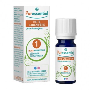 Puressentiel Ciste Ladanifère - Huile Essentielles BIO - 5 ml Cistus ladaniferus 100% pure et naturelle