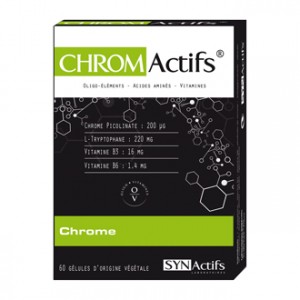 SYNActifs CHROMActifs  Chrome 60 Gélules Le chrome à l'état pur